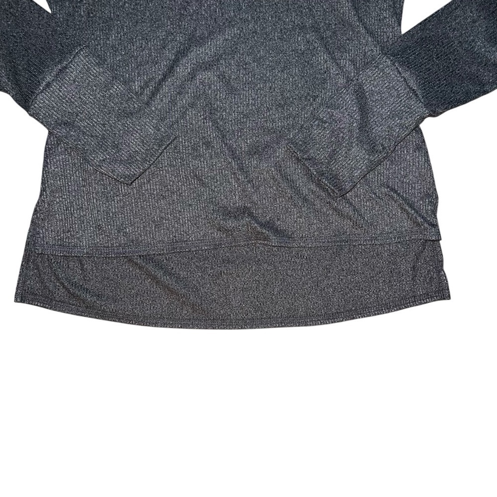 Earthbound XXL Gray Ribbed Top - Picture 4 of 7